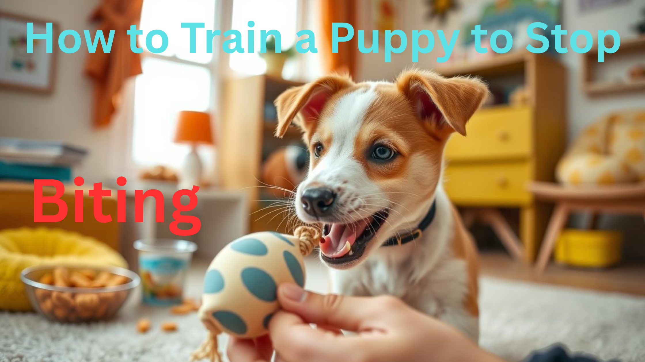 How to Train a Puppy to Stop Biting