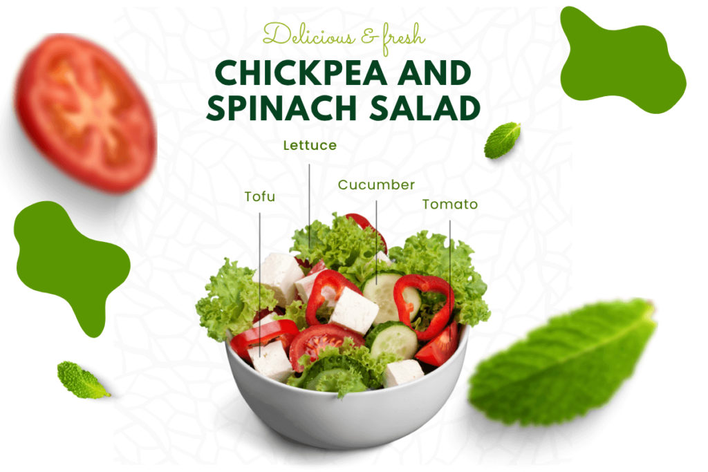 Chickpea and Spinach Salad 1
